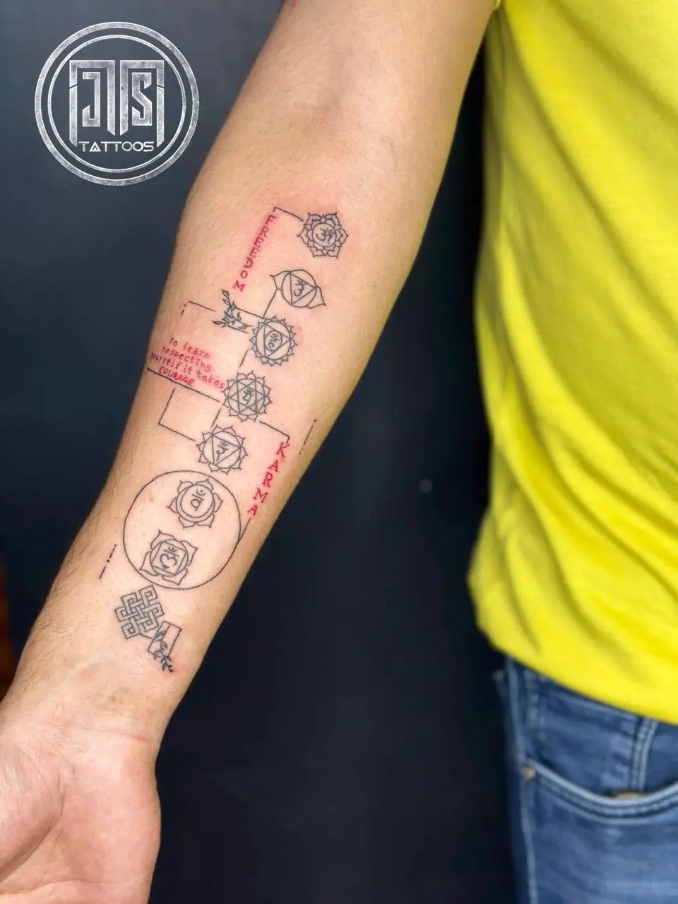 Forearm tattoo Paschim Vihar Delhi realism best studio
